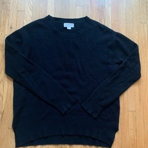Velvet black cashmere sweater XS - oversized fit